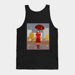 Autumn in the city Tank Top